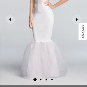 💞Used Once💞David’s Bridal Trumpet Slip Size XS